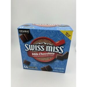 Swiss Miss Milk Chocolate Hot Cocoa Keurig K-Cup Pods 44 Count 2 Boxes 88 Total